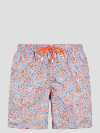 Mc2 Saint Barth Flower Swimshort In Pink