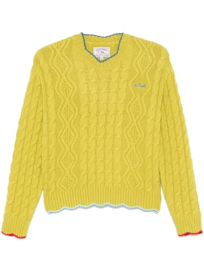 Mc2 Saint Barth Gretta Sweater In Green