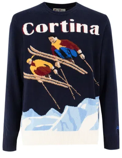 Mc2 Saint Barth Jumper In Blue