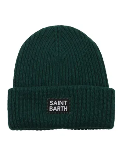 Mc2 Saint Barth Knitted Cap In Green