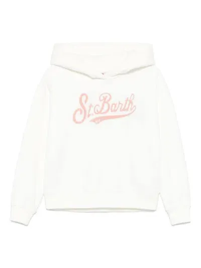 Mc2 Saint Barth Kids' Mindy Hoodie In White