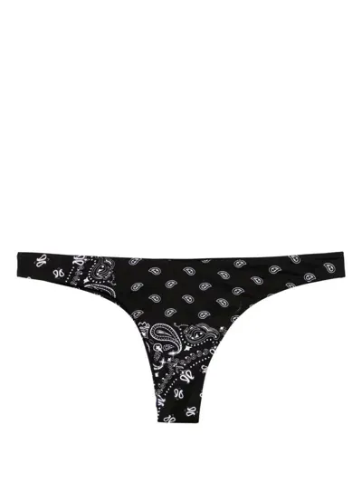 Mc2 Saint Barth Naomi Bikini Bottom In Black