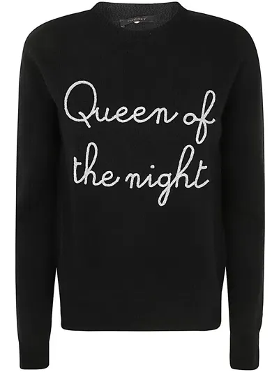 Mc2 Saint Barth New Queen New Crewneck Sweater In Black