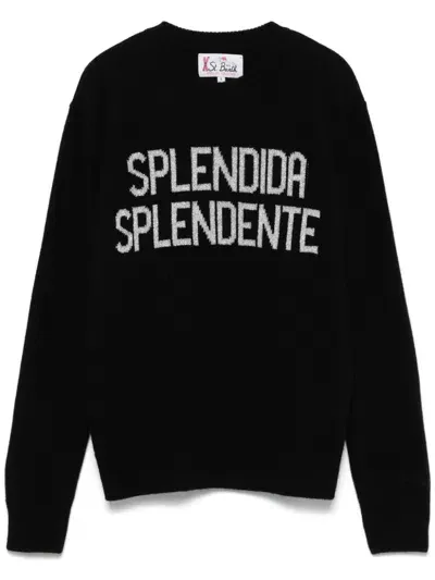 Mc2 Saint Barth New Queen Sweater In Black