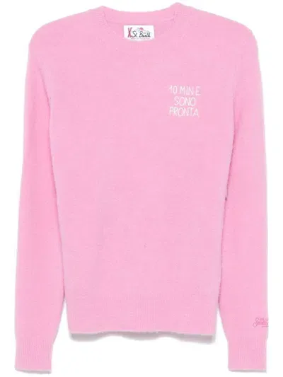 Mc2 Saint Barth New Queen Sweater In Pink