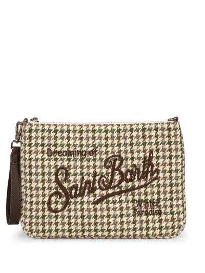 Mc2 Saint Barth Parisienne Clutch Bag In Neutrals