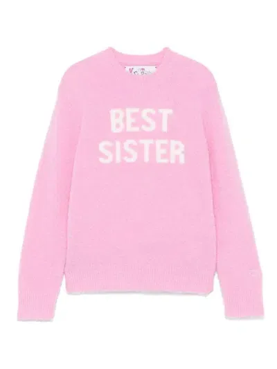 Mc2 Saint Barth Kids' Princess Sweater In Pink