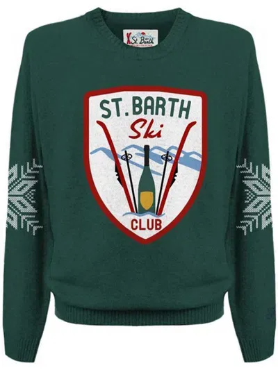 Mc2 Saint Barth Round-neck Sweater Clothing In Multicolour