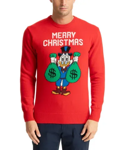 Mc2 Saint Barth Scrooge Sweater In Red