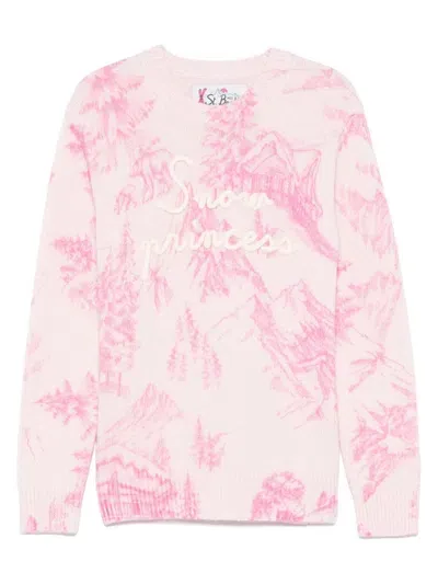 Mc2 Saint Barth Snow Princess Sweater In Rosa