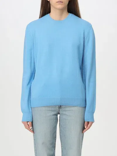 Mc2 Saint Barth Sweatshirt  Woman Color Gnawed Blue In Hellblau