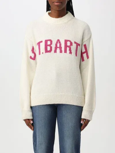 Mc2 Saint Barth Sweatshirt  Woman Color White In Weiss