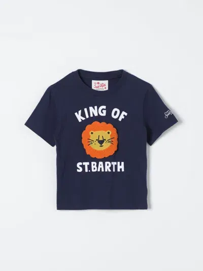 Mc2 Saint Barth Babies' T-shirt  Kids Color Blue