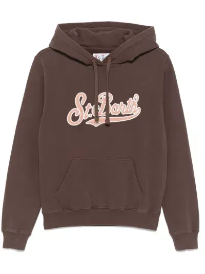 Mc2 Saint Barth Virginia Hoodie In Brown