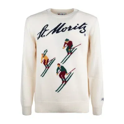 Mc2 Saint Barth Sweater In White