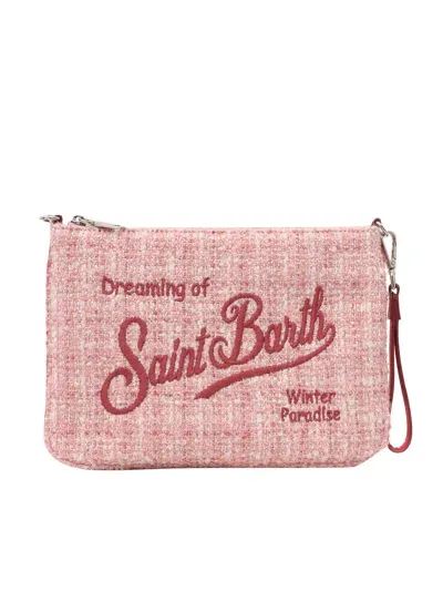 Mc2 Saint Barth Kids' Winter Pochette With Shoulder Strap In Multi