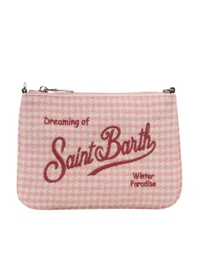 Mc2 Saint Barth Kids' Winter Pochette With Shoulder Strap In Multi