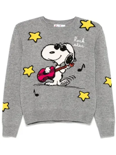 Mc2 Saint Barth X Snoopy New Queen Sweater In 灰色