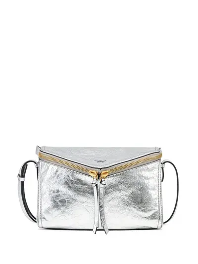 Mcm Diamant 3d Shoulder Bag In Silver