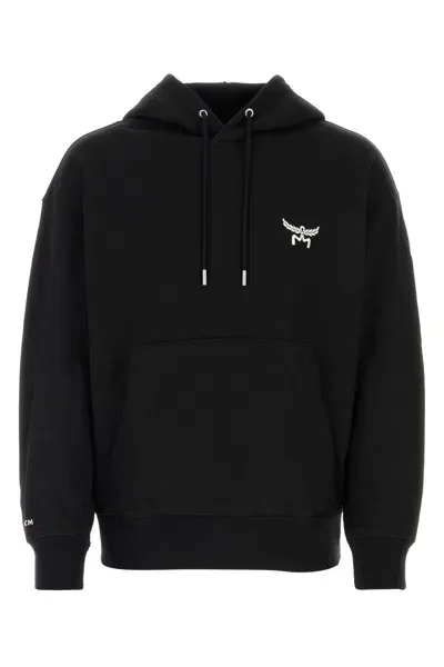 Mcm Logo-print Sweatshirt In Black