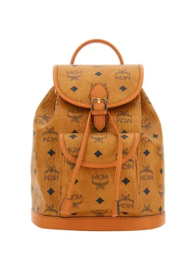 Mcm Backpacks In Cognac