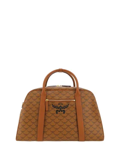 Mcm Ottomar Sports Case In Cognac