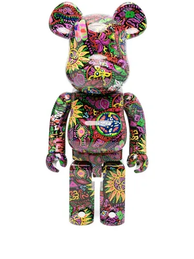 Medicom Toy Psychedelic Paisley Bear Figurine (66cm X 32cm) In 紫色