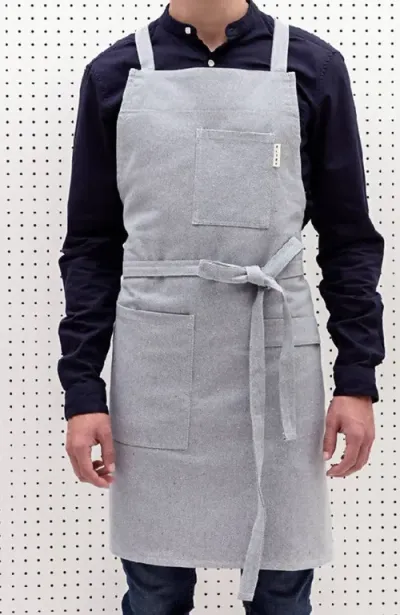 Meema Blue Crossback Bib Apron