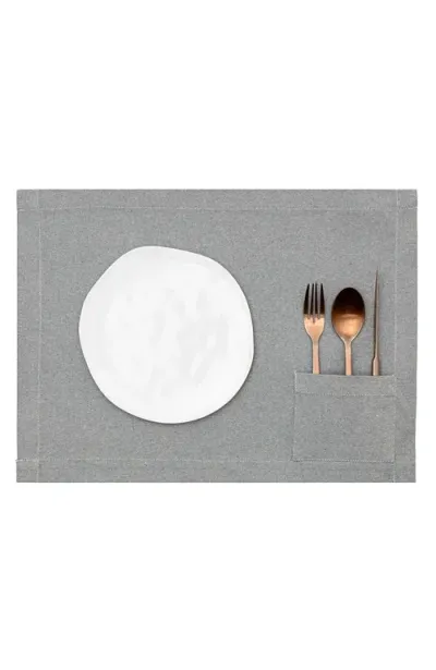 Meema Placemats Pocket Set Of 4 In Blue