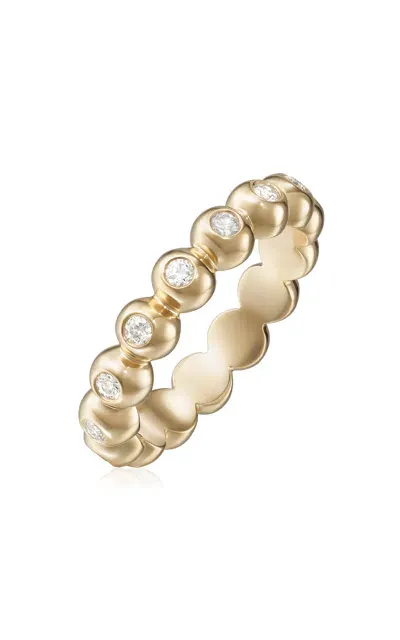 Melissa Kaye Audrey Small 18k Yellow Gold Diamond Eternity Ring