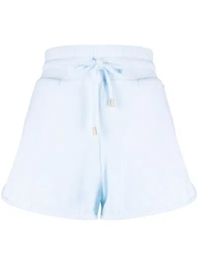 Melissa Odabash Harley Terry-cloth Shorts In Blue