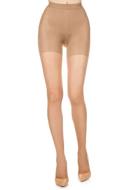 Memoi Bodysmoothers Girdle Top Shaper Pantyhose In Honey