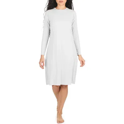 Memoi Bonded Long Sleeve Slip In White