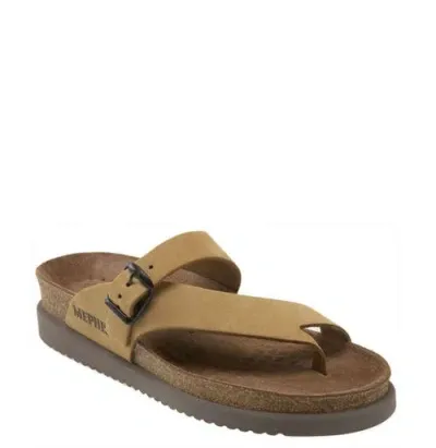 Mephisto Helen Toe Loop Sandal In Fog Ginkgo