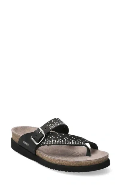 Mephisto Helena Spark Slide Sandal In Black