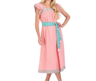 Mer St. Barth Women's Maxi Sandrine Dress In Pink