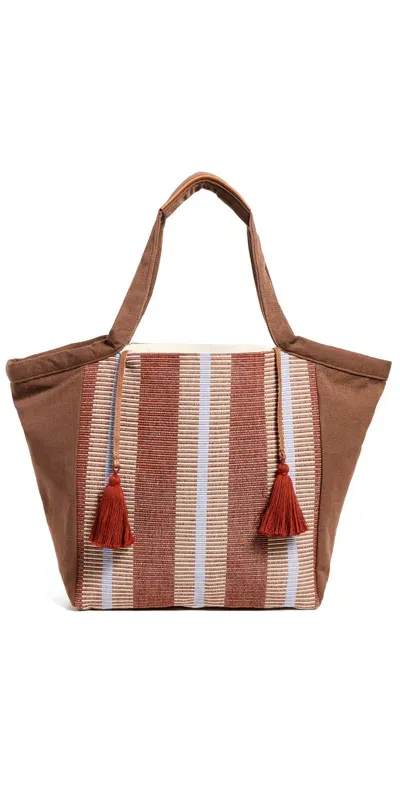 Mercado Global Rosa Tote Chestnut