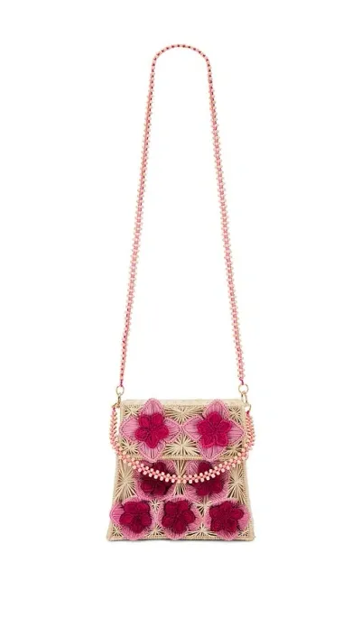 Mercedes Salazar Blushing Garden Handbag In 핑크