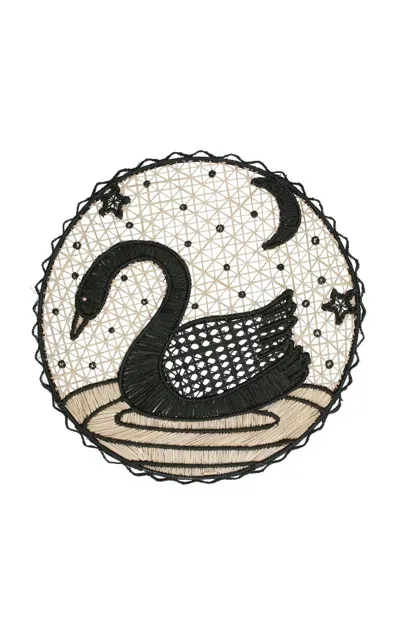 Mercedes Salazar Set-of-two; Black Swan Placemat