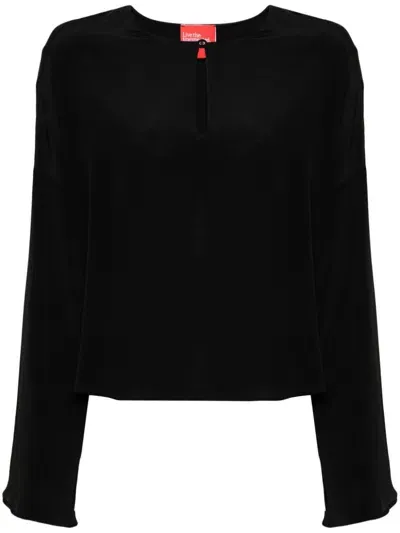 Merci Crepe Blouse In Black