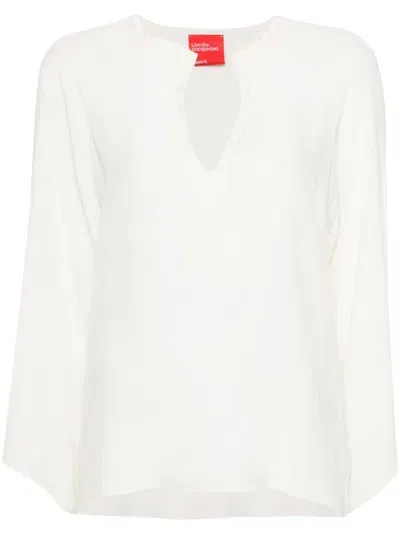 Merci Crepe Blouse In White