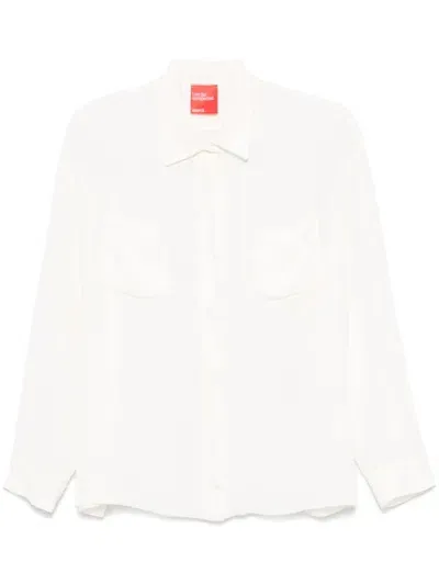 Merci Crepe Shirt In White