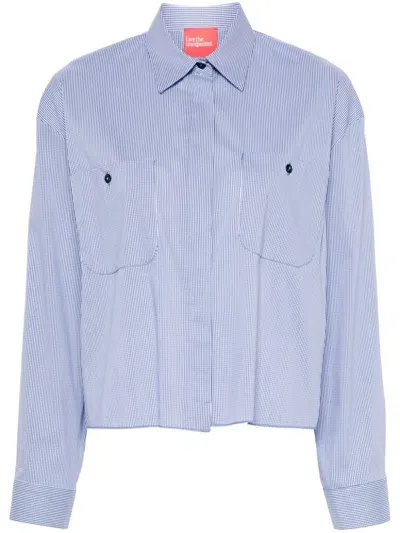 Merci Gingham-check Shirt In Blue