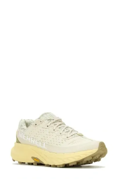 Merrell Agility Peak 5 Running Shoe In Cream