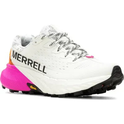 Merrell Agility Peak 5 Running Shoe In White/multi