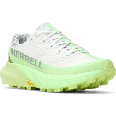 Merrell Agility Peak 5 Trail Sneaker In Hyalite/white