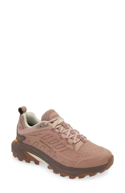 Merrell Moab Speed 2 Waterproof Hiking Shoe In Adobe Rose