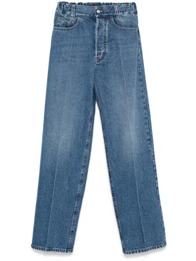 Meryll Rogge Straight-leg Jeans In Washed Blue