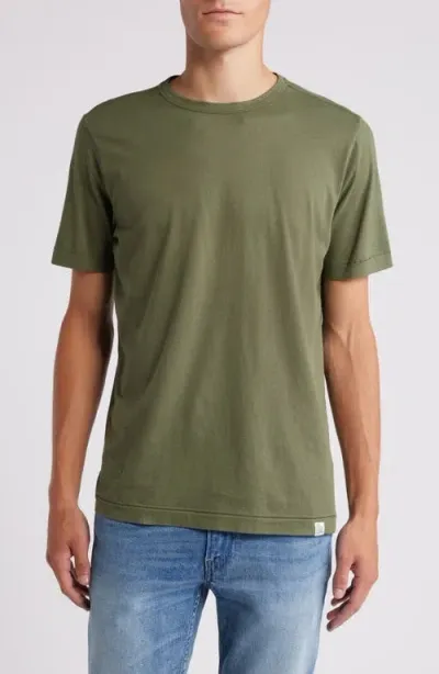 Merz B Schwanen Organic Pima Cotton T-shirt In Army