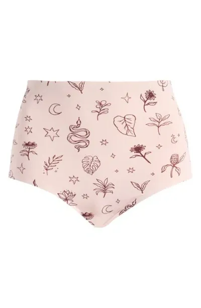 Meundies Dreamseam High Waist Shortie Briefs In Flash Tats